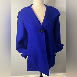 WEILL Beautiful Bold Blue Womans Blazer From Paris!